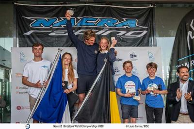 Los belgas Henri Demesmaeker y Frederique Van Eupen, campeones del mundo de Nacra 15 en Barcelona Los belgas Henri Demesmaeker y Frederique Van Eupen, campeones del mundo de Nacra 15 en Barcelona