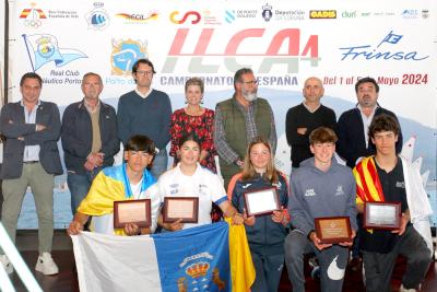 Los canarios Alonso Pérez y Patricia Caballero se proclaman campeones de España ILCA 4 en Portosín Los canarios Alonso Pérez y Patricia Caballero se proclaman campeones de España ILCA 4 en Portosín