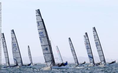 Los favoritos cumplen en la primera jornada del nacional de Catamaranes en La Manga Los favoritos cumplen en la primera jornada del nacional de Catamaranes en La Manga