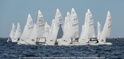 Los franceses Frebault y Laurent lideran el Trofeo Armada de Snipe en el Mar Menor Los franceses Frebault y Laurent lideran el Trofeo Armada de Snipe en el Mar Menor