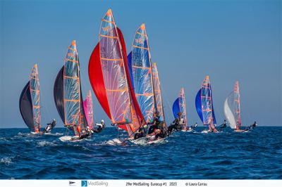 Los franceses Hugo Revil y Karl Revaux lideran la MedSailing EuroCup Los franceses Hugo Revil y Karl Revaux lideran la MedSailing EuroCup