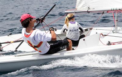 Los mejores especialistas se preparan para la Copa de España de Laser 4.7 de Portocolom