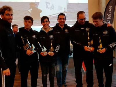 Los regatistas del Club Nàutic Cambrils inician el año con podio Los regatistas del Club Nàutic Cambrils inician el año con podio