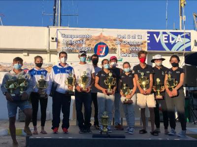 Los torrevejenses Alejandro Pareja e Inés Alcañiz, nuevos campeones de España en la clase Europe Los torrevejenses Alejandro Pareja e Inés Alcañiz, nuevos campeones de España en la clase Europe