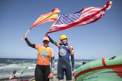 Los títulos femeninos del Mundial de Wingfoil de Gran Canaria se quedan en España Los títulos femeninos del Mundial de Wingfoil de Gran Canaria se quedan en España