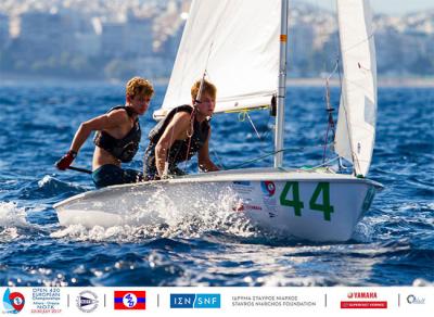 Los vigueses Martín Wizner y Pedro Ameneiro, bronce en el Campeonato de Europa Juvenil sub-17 de la clase 420 