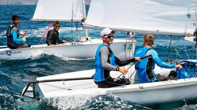 Los vigueses Martín Wizner y Pedro Ameneiro, campeones de Europa de 420 Los vigueses Martín Wizner y Pedro Ameneiro, campeones de Europa de 420