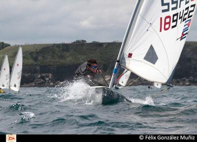 Luis Díaz, nuevo campeón de Asturias de Laser Radial. Luis Díaz, nuevo campeón de Asturias de Laser Radial.