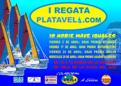 Mañana se inicia en la Ría de Vigo la I Regata  Platavela.com - Circuito HOBIE WAVE
