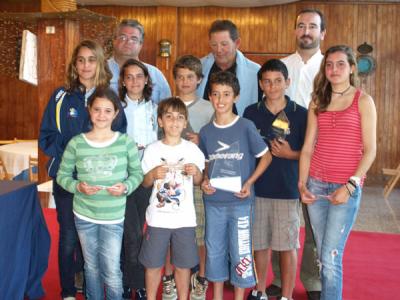 Maria Caba vencedora de la Copa de Canarias de vela clase optimist