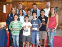 Maria Caba vencedora de la Copa de Canarias de vela clase optimist