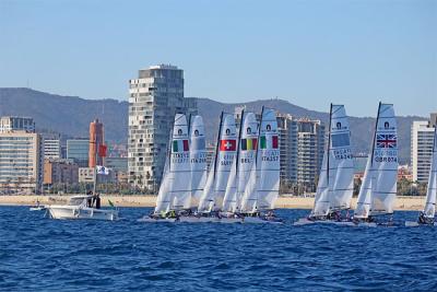 Marie Mazuay y Clément Guignard ganan la Nacra 15 Super Series - Trofeo Internacional Ciudad de Barcelona Marie Mazuay y Clément Guignard ganan la Nacra 15 Super Series - Trofeo Internacional Ciudad de Barcelona