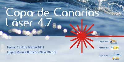 MARINA RUBICÓN ACOGE ESTE FIN DE SEMANA LA COPA DE CANARIAS DE VELA DE CLASE LASER 4.7 MARINA RUBICÓN ACOGE ESTE FIN DE SEMANA LA COPA DE CANARIAS DE VELA DE CLASE LASER 4.7