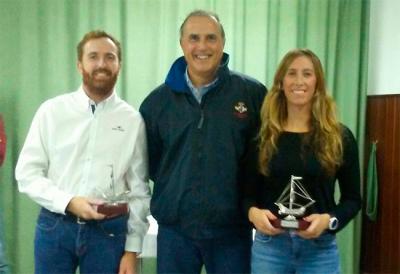 Martin Bermudez - Angela Pumariega vencedores del Almirante Novas de snipe Martin Bermudez - Angela Pumariega vencedores del Almirante Novas de snipe