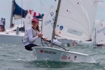 María Perelló se mete en el grupo oro en el Mundial de Optimist