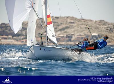 Mas y Cantero, segundas en 470 femenino en la Copa del Mundo de vela Mas y Cantero, segundas en 470 femenino en la Copa del Mundo de vela