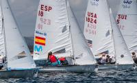 Mas y Cantero defienden liderato frente a la caída del viento en el Campeonato de Europa de 470