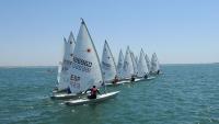 Miguel Muñoz, Nadia Cilloniz, Francisco Pérez y Natalia Torres, campeones andaluces de Láser