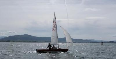 Momas Domina en las regata de Clase Snipe Santanderina