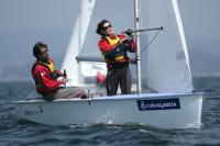 Nacho Campos y Nuria Búa se ponen al frente del Trofeo de Vaurien en Aguete