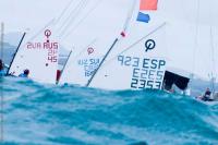 Nacho Dávila, Pol Marsans y Yago Barca, podio provisional de la OPTIMIST EXCELLENCE CUP