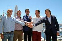 O secretario xeral para o Deporte, José Ramón Lete Lasa, mantivo un encontro co regatista Iago López Marra
