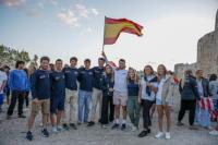 Ocho regatistas españoles en el Campeonato de Europa de iQFOiL en Grecia