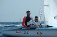 Onán Barreiros y Aarón Sarmiento, terceros, firman un buen inicio en la Sail for Gold Regatta