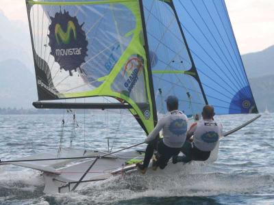 Pacheco y Betanzos, líderes del Europeo Juvenil de 470 Pacheco y Betanzos, líderes del Europeo Juvenil de 470