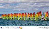 Pastor y Manchón, mejores españoles en el arranque del Campeonato de Europa de RS:X en Mallorca