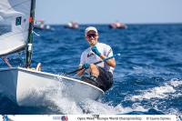 Pau Schilt, del Club Náutico Garraf, ganador de la OpenWeek de la clase Europe