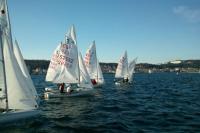 Pedro Martinez y Luis Bugallo ganaron el trofeo del club nautico deportivo Riveira de 420