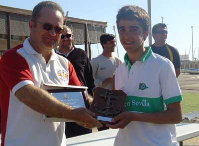 PEPE FERNANDEZ-PALACIOS, NUEVO CAMPEON DE ANDALUCIA DE LA CLASE OPTIMIST PEPE FERNANDEZ-PALACIOS, NUEVO CAMPEON DE ANDALUCIA DE LA CLASE OPTIMIST