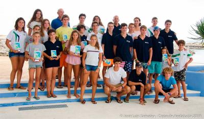 Pleno Hispalense en el XXIII Trofeo Club Náutico Sevilla de TDV-Copa de Andalucía de Techno, Raceboard y RS:X