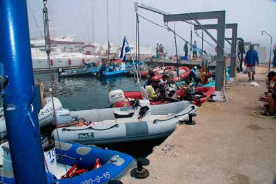 Primera jornada en blanco en la Copa de España de Optimist en Altea Primera jornada en blanco en la Copa de España de Optimist en Altea
