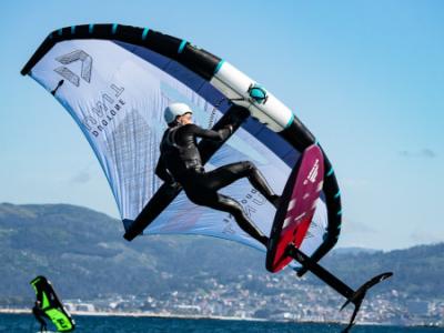 Primera prueba del WING FOIL GALICIA