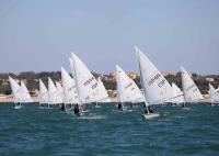 Primeros líderes de la Semana Olímpica Andaluza en la bahía de Cádiz