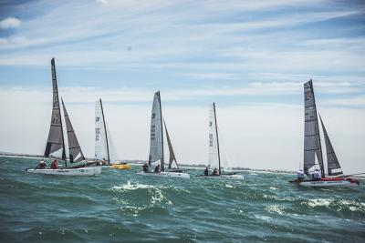 Páez y Migoya/Parcerisa, primeros líderes de la Copa de España de Catamarán