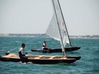 Ramon Calero y Rafael Ruiz co-lideres tras el estreno de la X Liga andaluza de Patín a Vela