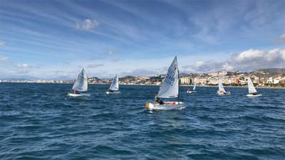 Real Club El Candado. Más de 100 regatistas en la III Copa provincial de Optimist y II Copa Provincial de Laser