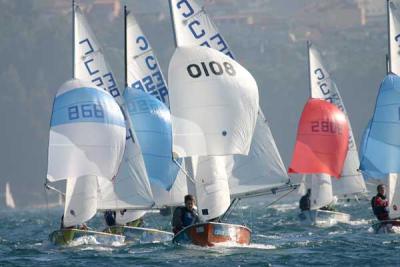 Regata Caixanova de la clase Cadete. RCN de Vigo Regata Caixanova de la clase Cadete. RCN de Vigo