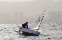  Regata Mini Aecio 2016 y el Trofeo de Navidad (grupo A), celebrado hoy en la bahía de Las Palmas de Gran Canaria.