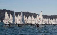 Segundo día de regatas de la Eurolaser Cup con sol, altas temperaturas y un Eolo tardón