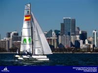 Siete tripulaciones nacionales se sitúan en puestos de Top 10 tras la segunda jornada de la Hempel World Cup Series Miami.