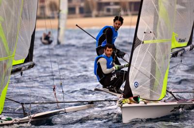 Suspendida la jornada para la flota 49er FX Suspendida la jornada para la flota 49er FX