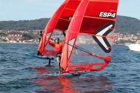 Tomas Vieito con tres de tres se impone en la Semana Abanca windsurf