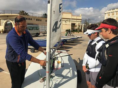 Tres regatistas del C. Marítimo de Melilla se preparan para acudir al Europeo de láser 4.7 Tres regatistas del C. Marítimo de Melilla se preparan para acudir al Europeo de láser 4.7