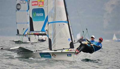 Támara Echegoyen y Berta Betanzos, séptimas en la Garda Trentino Olympic Week Támara Echegoyen y Berta Betanzos, séptimas en la Garda Trentino Olympic Week