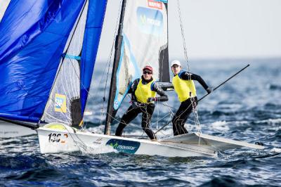 Támara Echegoyen y Berta Betanzos aguantan en el podio de cara a la jornada final Támara Echegoyen y Berta Betanzos aguantan en el podio de cara a la jornada final