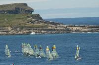 Un caprichoso  Eolo,  complico la segunda tirada del Trofeo Autoridad Portuaria de Santander.